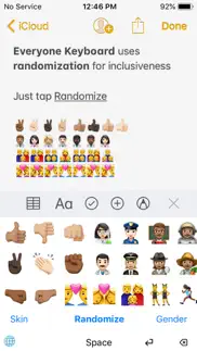 everyone emoji keyboard iphone screenshot 1