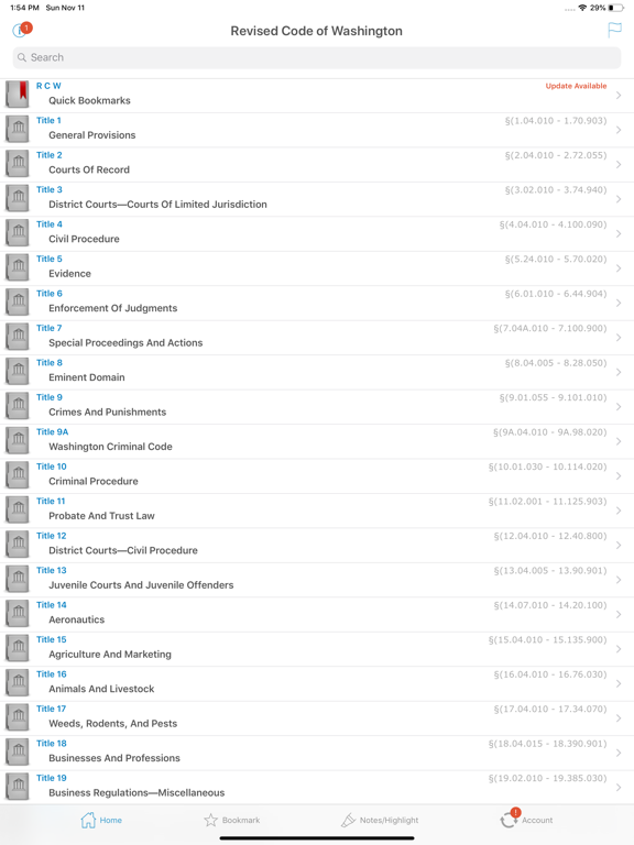 Screenshot #4 pour RCW Revised Code of Washington