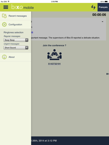 BixoMobile iPad screenshot