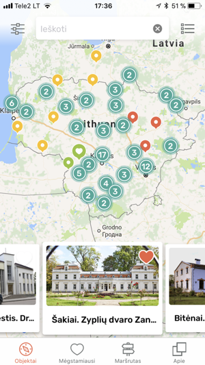 LT100 maršrutai(圖2)-速報App