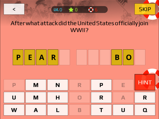 Screenshot #4 pour US War History Trivia