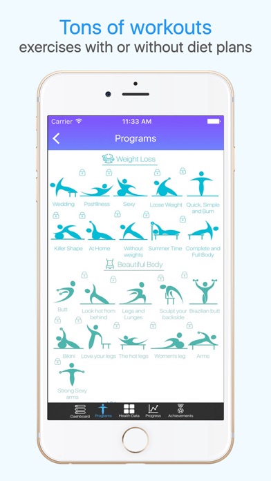 Sweaat: fitness workout & diet screenshot 3