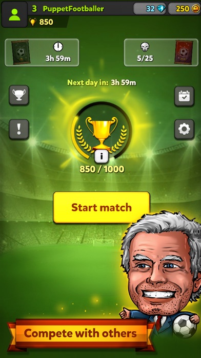 Puppet Football Cards Manager Screenshot