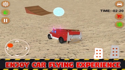 Fire Car Stunts Fly screenshot 2