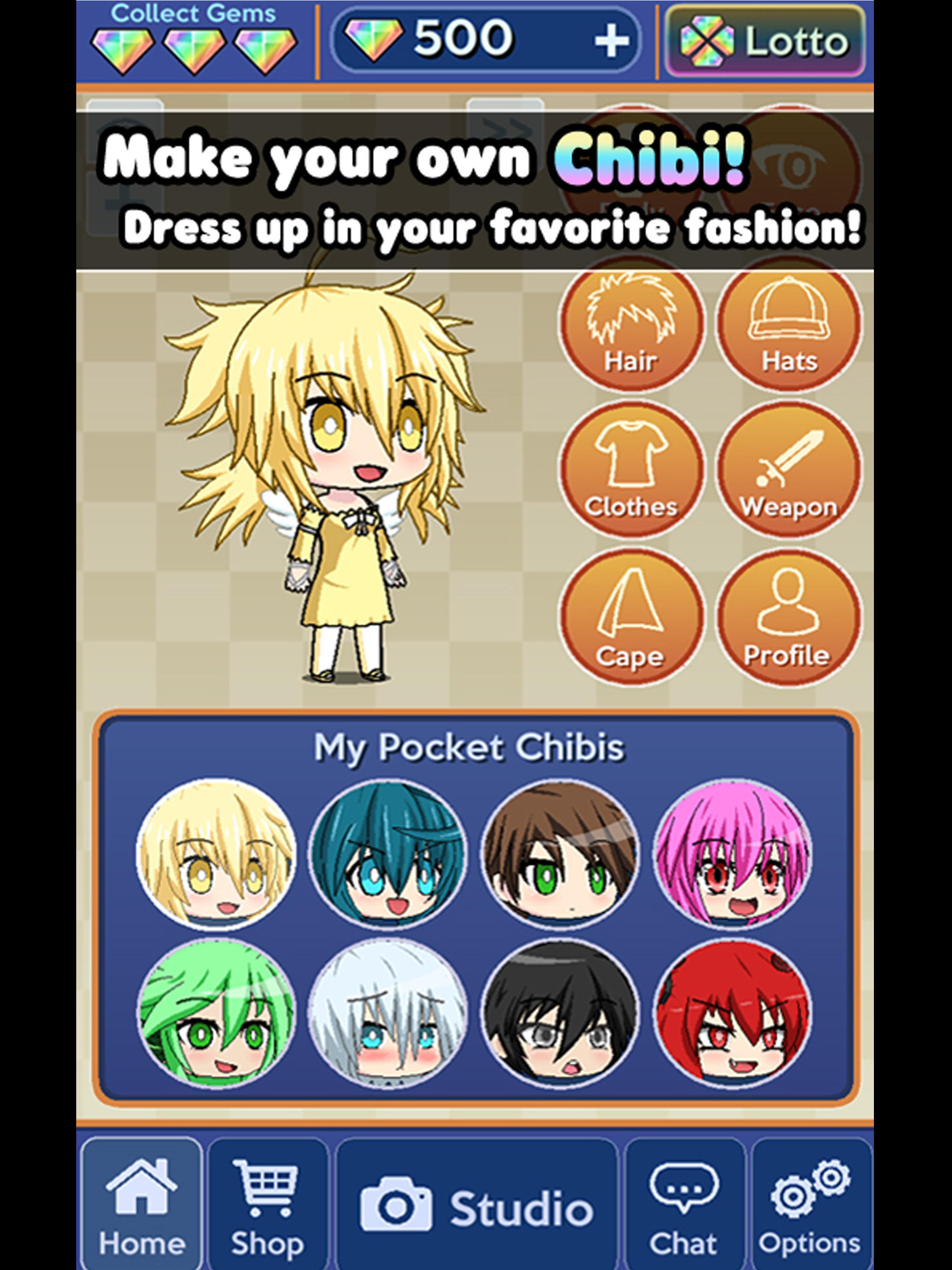 Pocket Chibi - Anime Dress Up