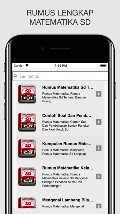 Rumus Matematika screenshot 2
