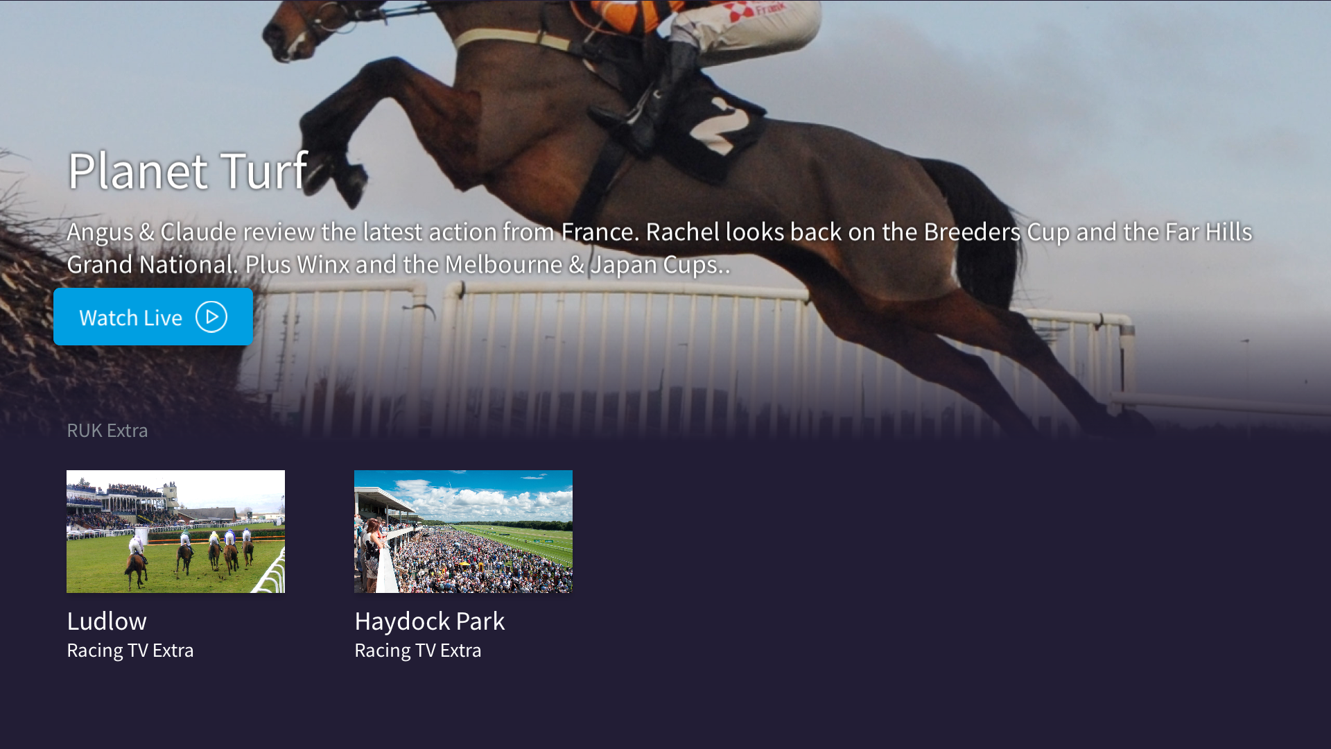 Racing TV – Live horse racing