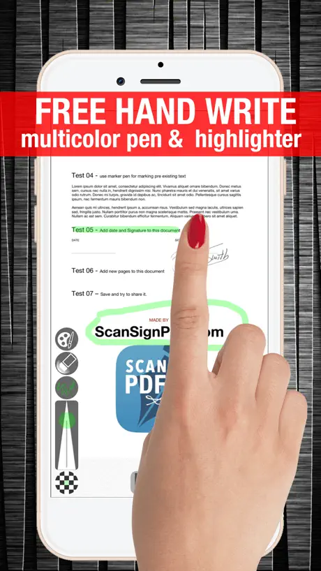 Scan PDF and Sign it