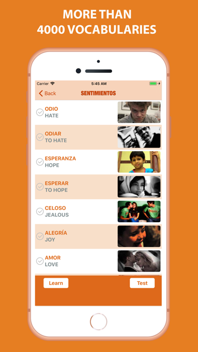 Screenshot #2 pour Spanish Vocabulary By Picture