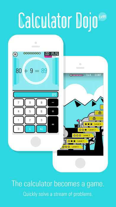 Screenshot #1 pour Calculator Dojo Lv99