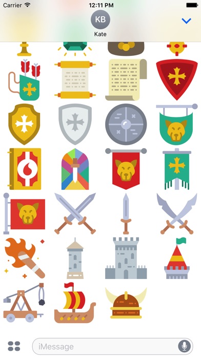 Medieval Stickers Emojis screenshot 3