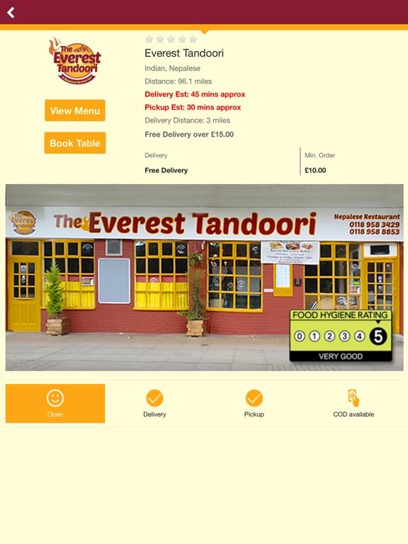 Screenshot #5 pour Everest Tandoori Restaurant