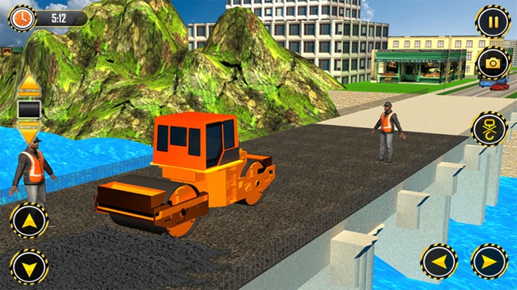 New River Bridge Road Construction Crane Simulator screenshot-3