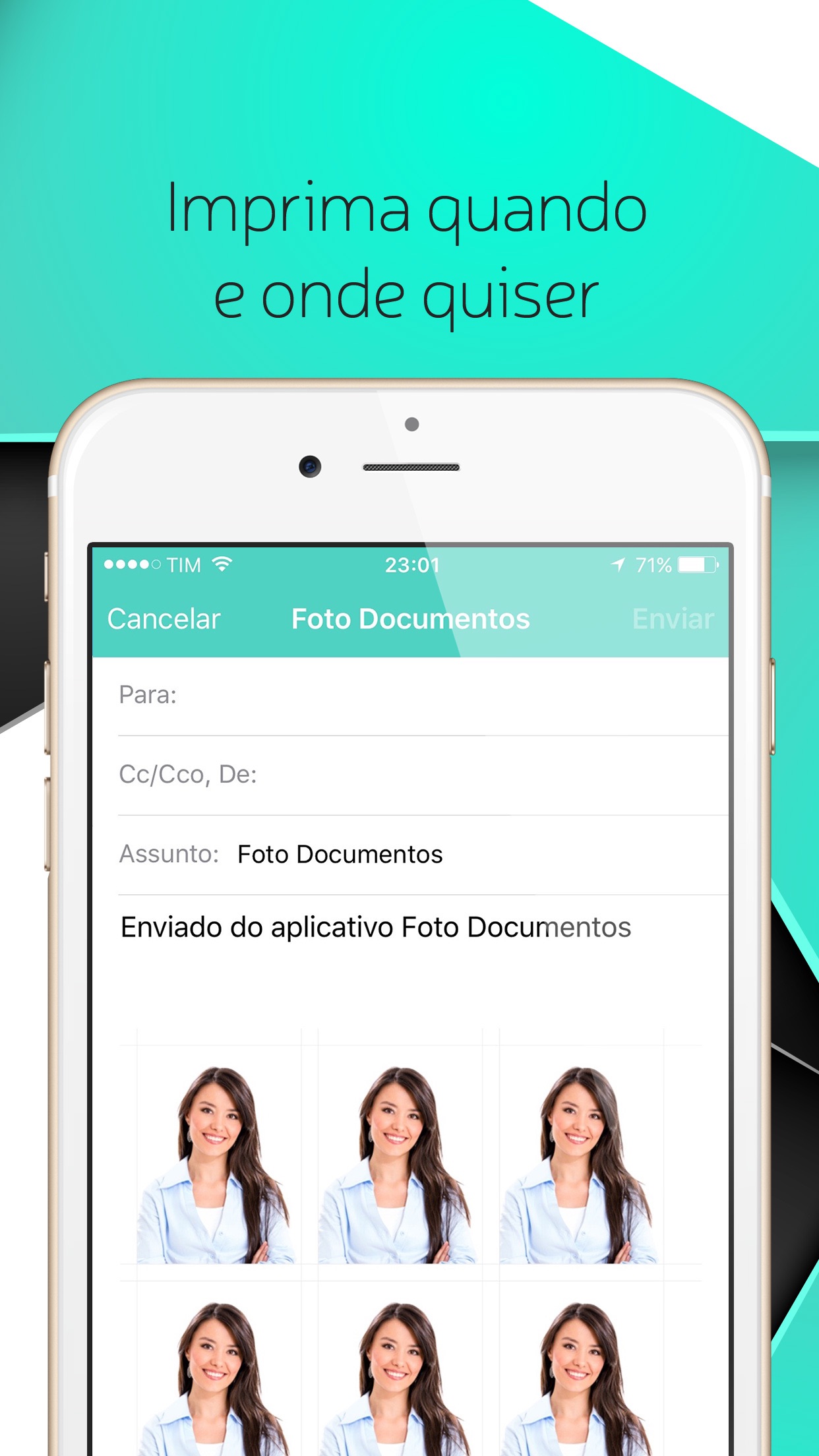 Screenshot do app Foto Documentos