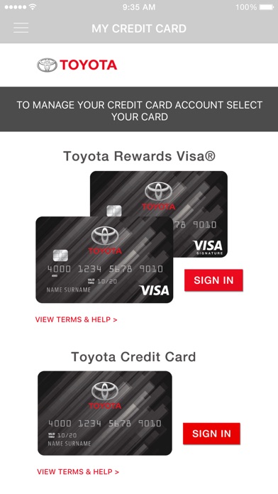 Toyota Card By Comenity Llc Ios United States Searchman App