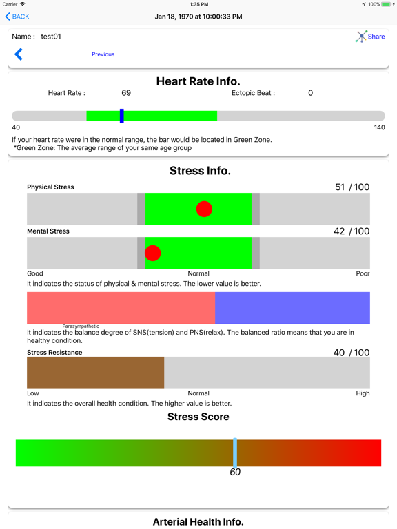 Smart Health Check-SmartPulse iPad screenshot