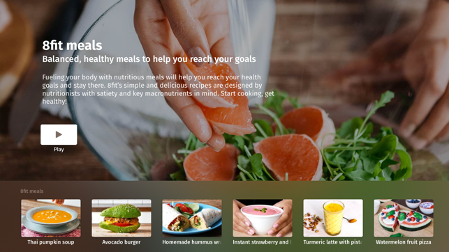 8fit Workouts & Meal Planner Screenshot
