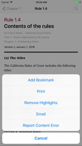 California Rules of Court (LS) screenshot #3 for iPhone