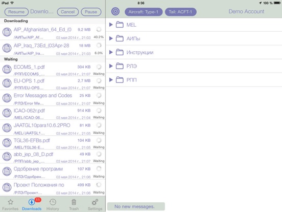 Flight Document System iPad screenshot 4 - Business app