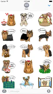 yorkshire terrier dog dogmoji iphone screenshot 1