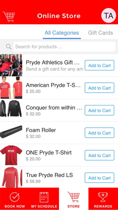 Pryde Athletics screenshot 3