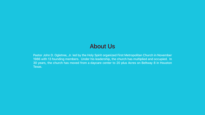 Screenshot #3 pour First Metropolitan Church