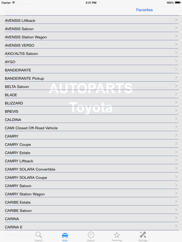 Скриншот из Autoparts for Toyota