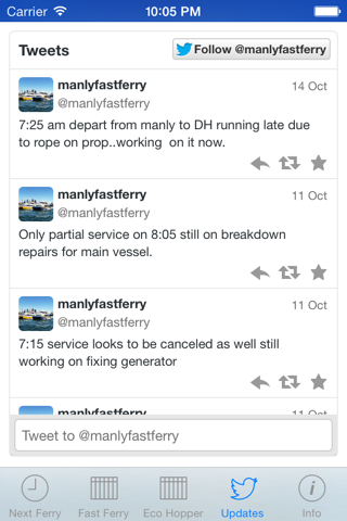 My Fast Ferry Info screenshot 4