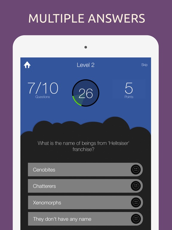 Screenshot #5 pour Horror Movies Quiz Trivia Game