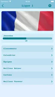 live results football iPhone Captures Décran 3