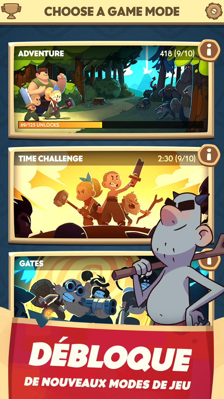 Almost a Hero - Idle Adventure iOS Mod IPA screenshot 2 - iOS game interface