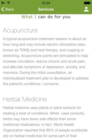 Valerio Acupuncture screenshot 4