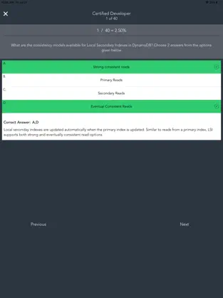 Captura 4 AWS Practice Exams (All Tests) iphone