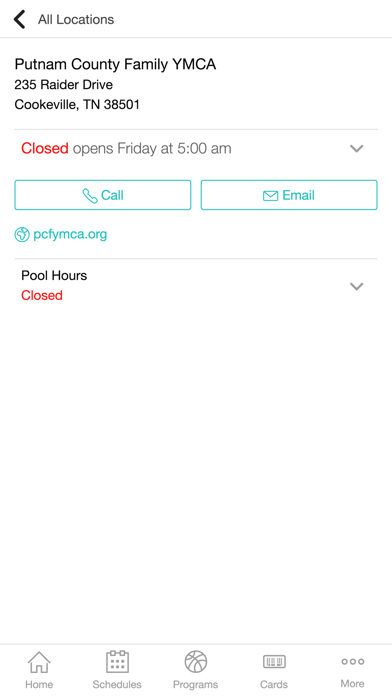 Screenshot #1 pour Putnam County Family YMCA