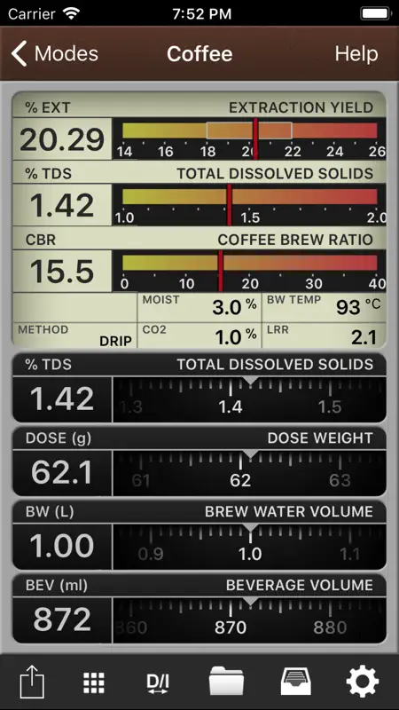 VST CoffeeTools for iPhone screenshot 1 of 5