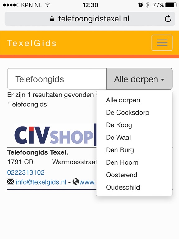 Screenshot #5 pour Texelgids