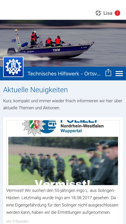 THW - Ortsverband Kleve