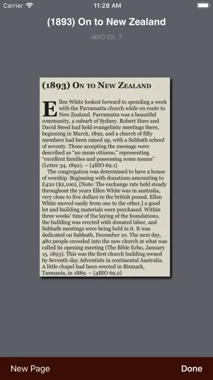 Screenshot 3 di 5 di EGW Writings