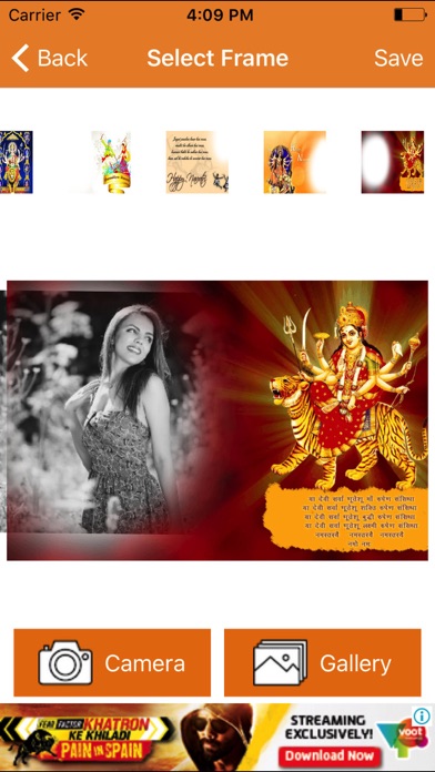 Screenshot #3 pour Navratri Photo Collage Frame