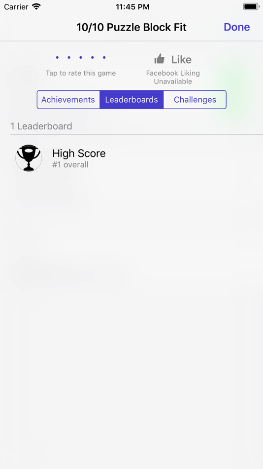 #4. 10/10 Puzzle Block Fit (iOS) By: SikYi Chan