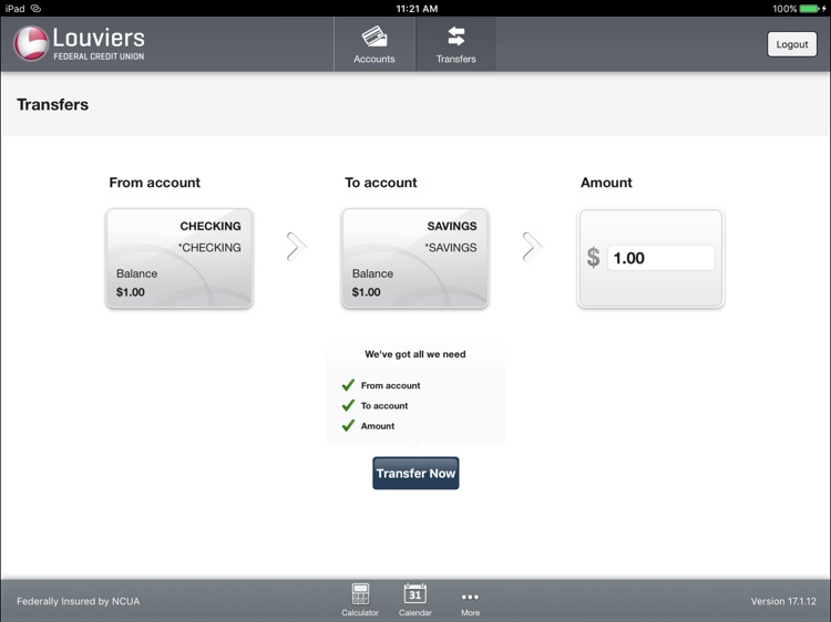 Louviers FCU for iPad screenshot-3