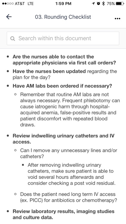 Hospitalist Handbook screenshot-3
