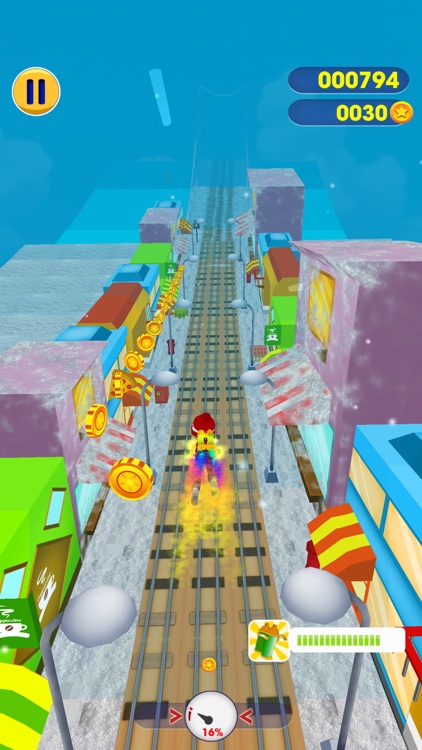 Subway Santa Runer screenshot-3