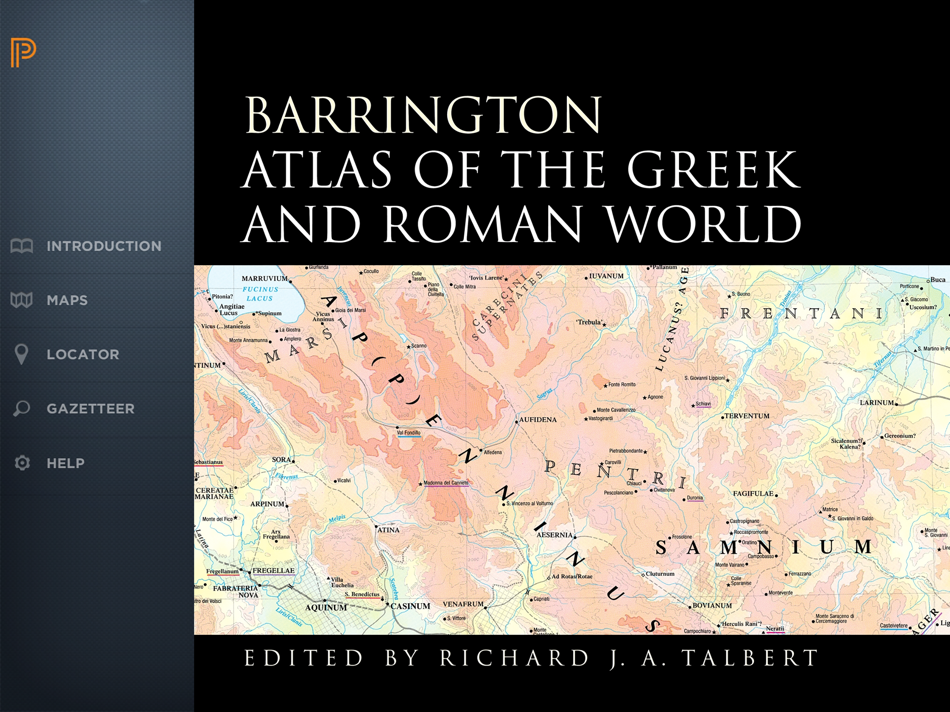 #1. Barrington Atlas (iOS) 由: Princeton University Press