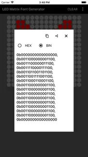 led matrix font generator iphone screenshot 2
