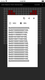 LED Matrix Font Generator iphone bilder 1