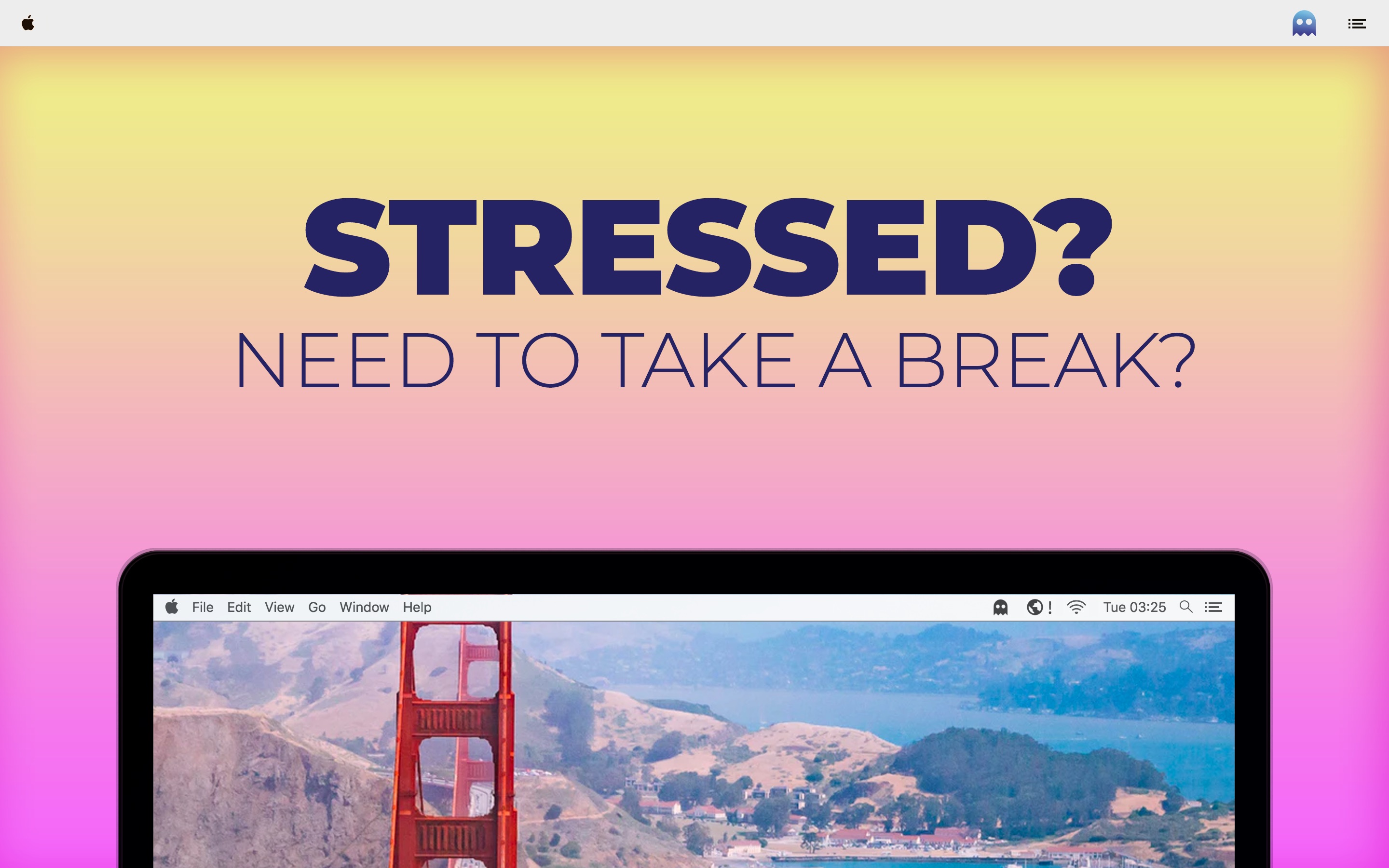 Screenshot do app Break App