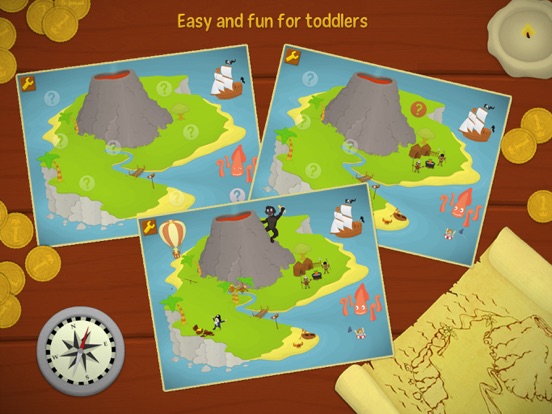 Learn to count 123 pirates iPad screenshot 1 - Education app
