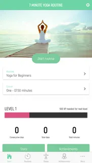 7 minute yoga routine iphone screenshot 1