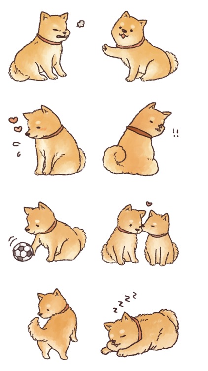 Animated Puppy Stickers!